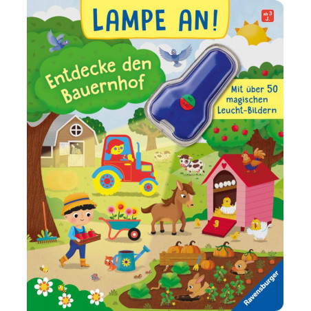 Lampe an auf dem Bauernhof!