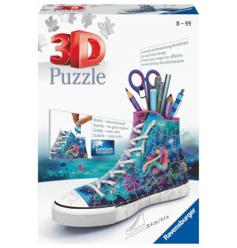 Ravensburger 3D Puzzle 11279 Sneaker Bezaubernde Meerjungfrauen - Praktischer Stiftehalter - 108 Tei