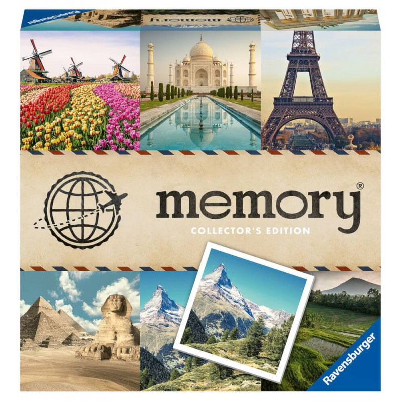 Ravensburger Collectors‘ memory® Schönste Reiseziele – 27379 - Das weltbekannte Gedächtnisspiel mit