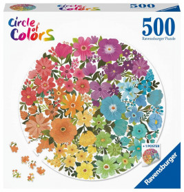 Ravensburger Puzzle 17167 Circle of Colors - Flowers 500 Teile Puzzle