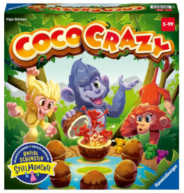 Ravensburger® 20897 Coco Crazy - Merkspiel für 2 - 8 Spieler von 5 - 99 Jahren