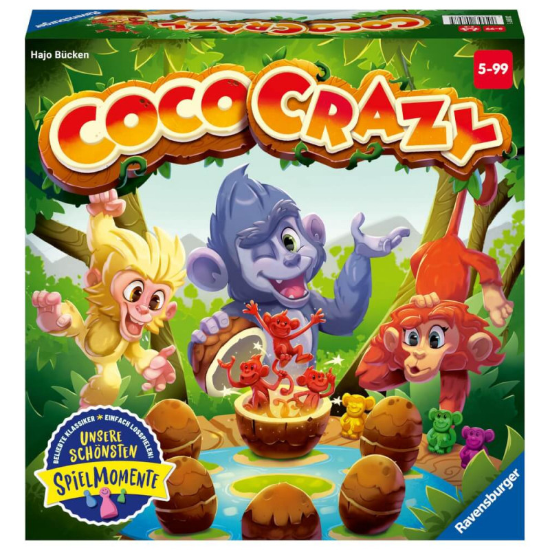Ravensburger® 20897 Coco Crazy - Merkspiel für 2 - 8 Spieler von 5 - 99 Jahren