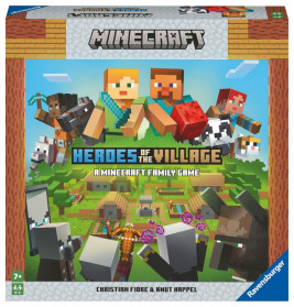 Ravensburger 20914 Minecraft Heroes of the Village – Kooperatives Familienspiel für 2-4 Spieler ab 7