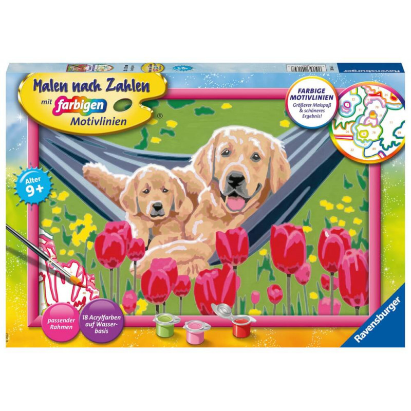 Ravensburger Malen nach Zahlen 20164 - Kuschelpause – Kinder ab 9 Jahren