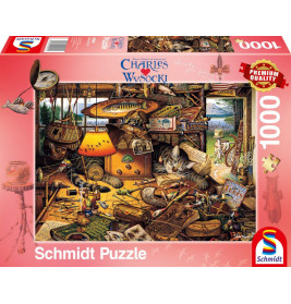 Schmidt Spiele 59994 Max in den Adirondacks Mountains, Charles Wysocki Puzzle 1.000 Teile