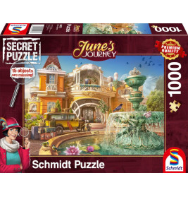 Schmidt Spiele 59973 Orchideenanwesen, JUNE'S JOURNEY Puzzle 1.000 Teile