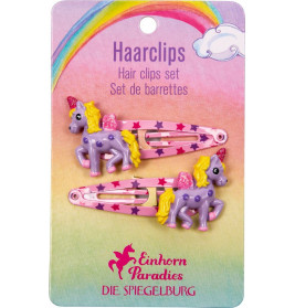 Haarclips Einhorn - Einhorn-Paradies, sortiert (1 Stück)