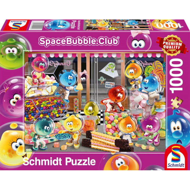 Schmidt Spiele 59944 Happy Together im Candy Store, SPACEBUBBLE.CLUB Puzzle 1.000 Teile