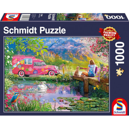 Schmidt Spiele 57382 Peace on Earth, Puzzle 1.000 Teile