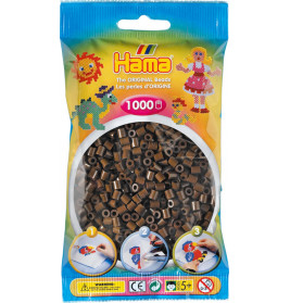 Hama® Bügelperlen Perlen, braun, 1.000 Stück