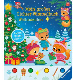 Weihnachtliches Lichter-Wimmelbuch
