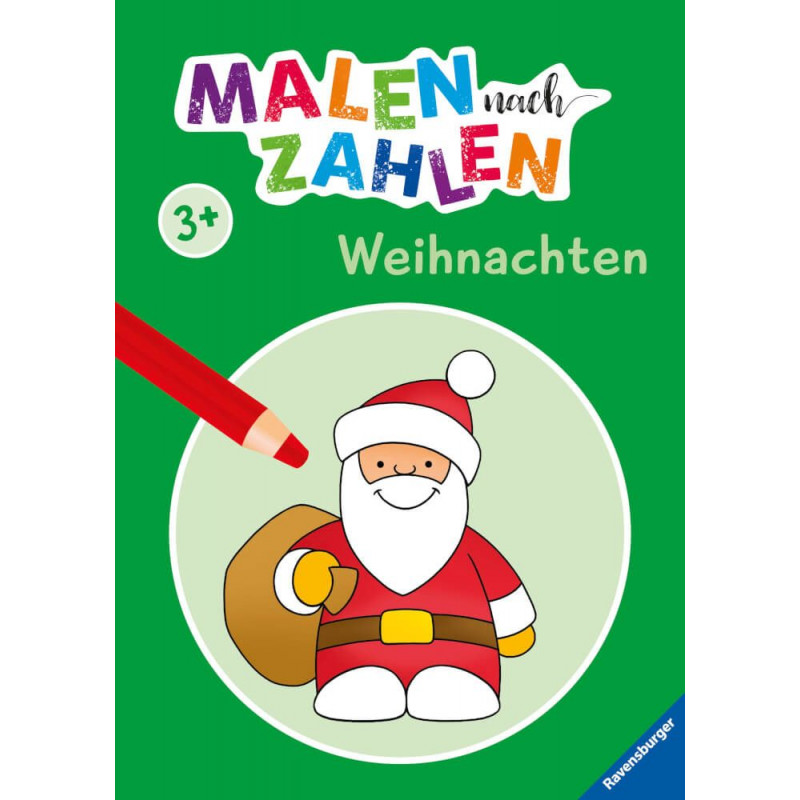 Malen nach Zahlen ab 3 Jahren - Weihnachten für kleine Künstler