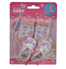 New Born Baby Schuhe und Socken, 4-sortiert