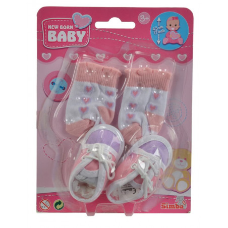 New Born Baby Schuhe und Socken, 4-sortiert