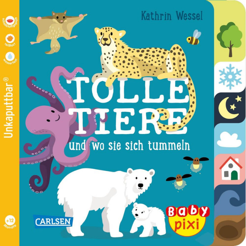 Baby Pixi (unkaputtbar) 114: Tolle Tiere