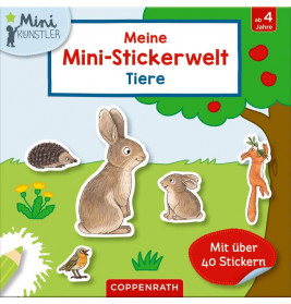 Meine Mini-Stickerwelt: Tiere (Mini-Künstler)