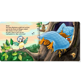 Was machst du, kleine Nachteule?