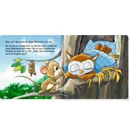 Was machst du, kleine Nachteule?