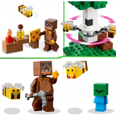 LEGO Minecraft 21241 Das Bienenhäuschen
