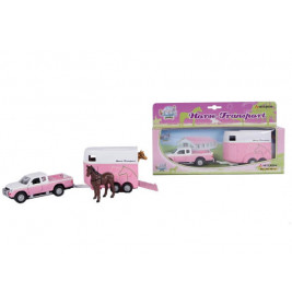 Mitsubishi Pferdetrailer, rosa