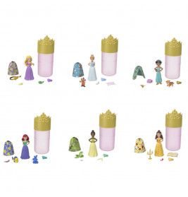 Mattel HMB69 Disney Princess Small Dolls Royal Color Reveal, sortiert