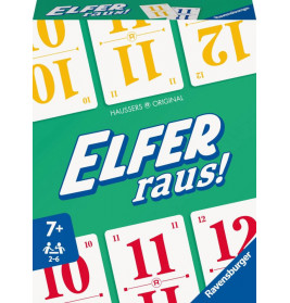 Ravensburger Elfer raus! Der Klassiker, Kartenspiel 2 - 6 Spieler, Spiel ab 7 Jahren für Kinder und