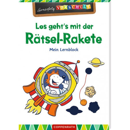 Lernerf.Vorschule: Los geht's m.d. Rätsel-Rakete (Lernblock)