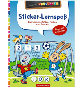 Lernerfolg Vorschule: Sticker-Lernspaß (Fußball)