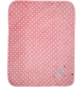 Kuscheldecke, rosa - BabyGlück (ca. 75x100 cm)