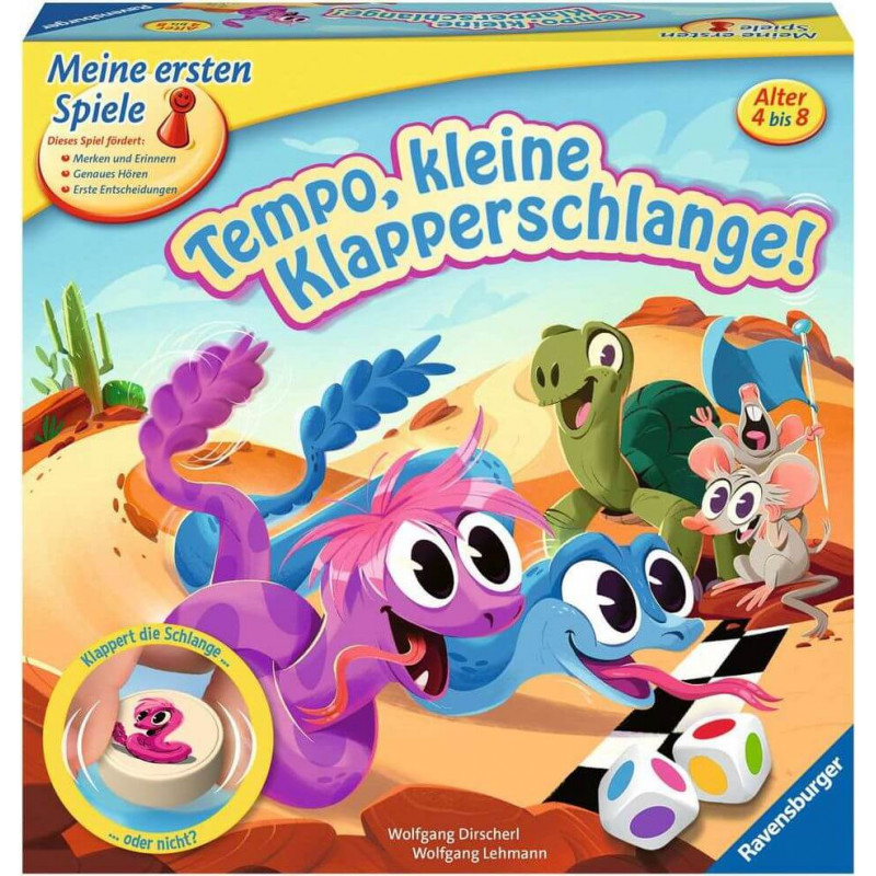 20950 - Tempo, kleine Klapperschlange - Wettlauf- und Merkspiel für Kinder ab 4 Jahren