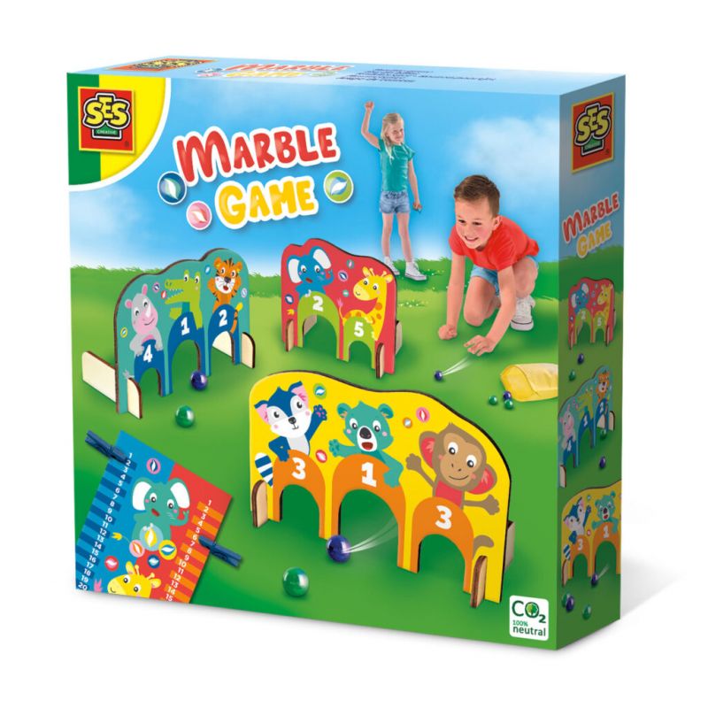 Murmelspiel mit Holzbögen