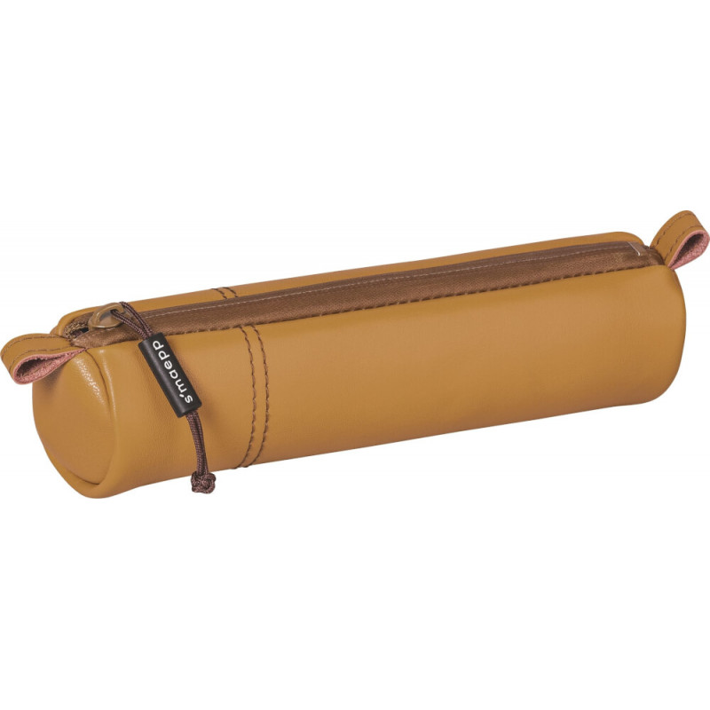 Schlampermäppchen braun S Naturlede