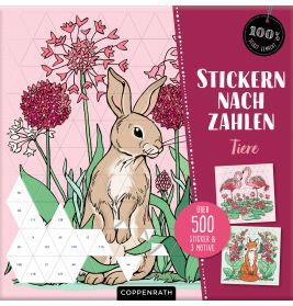 Stickern nach Zahlen - Tiere (100% selbst gemacht)