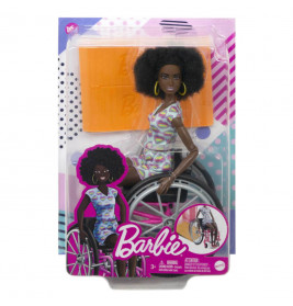 Mattel HJT14 Barbie Fashionistas + Wheelchair - Hearts