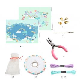 Schmuck basteln: Regenbogen