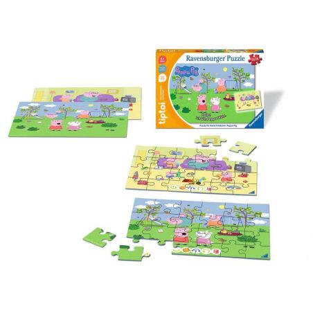 Puzzle für kleine Entdecker: Peppa Pig, Kinderpuzzle für Kinder ab