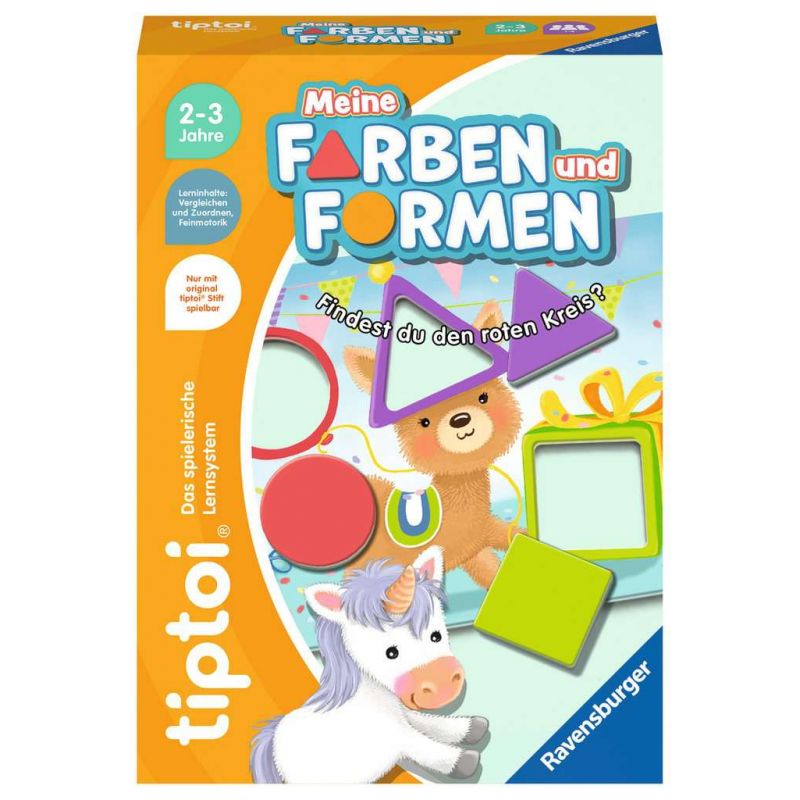 Meine Farben und Formen, Lernspiel für Kinder ab 2 Jahren