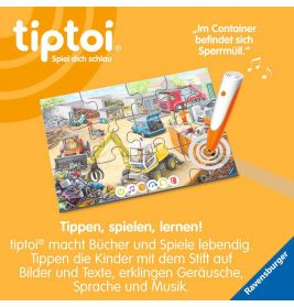 Puzzle für kleine Entdecker: Müllabfuhr, Kinderpuzzle ab 3 Jahren,