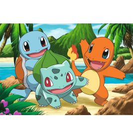 Kinderpuzzle 05668 - Pikachu und seine Freunde - 2x24 Teile Pokémon Puzzle für Kinder a
