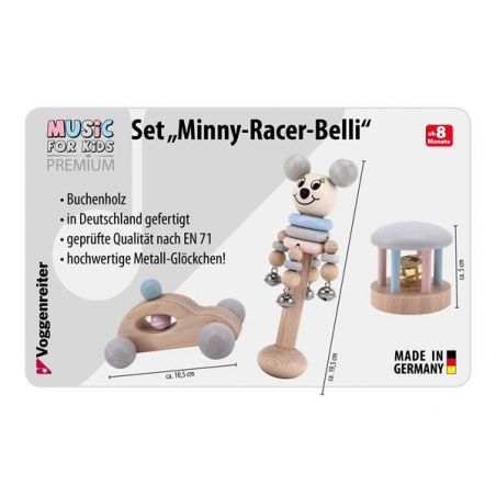 Set"Minny-Racer-Bell