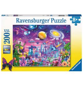 Kinderpuzzle - 13291 Kosmische Stadt - 200 Teile Puzzle für Kinder ab 8 Jahren