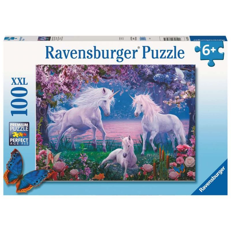 Ravensburger Kinderpuzzle - 13347 Bezaubernde Einhörner - 100 Teile Puzzle für Kinder ab 6 Jahren