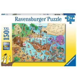 Kinderpuzzle - 13349 Die Piratenbucht - 150 Teile Puzzle für Kinder ab 7 Jahren