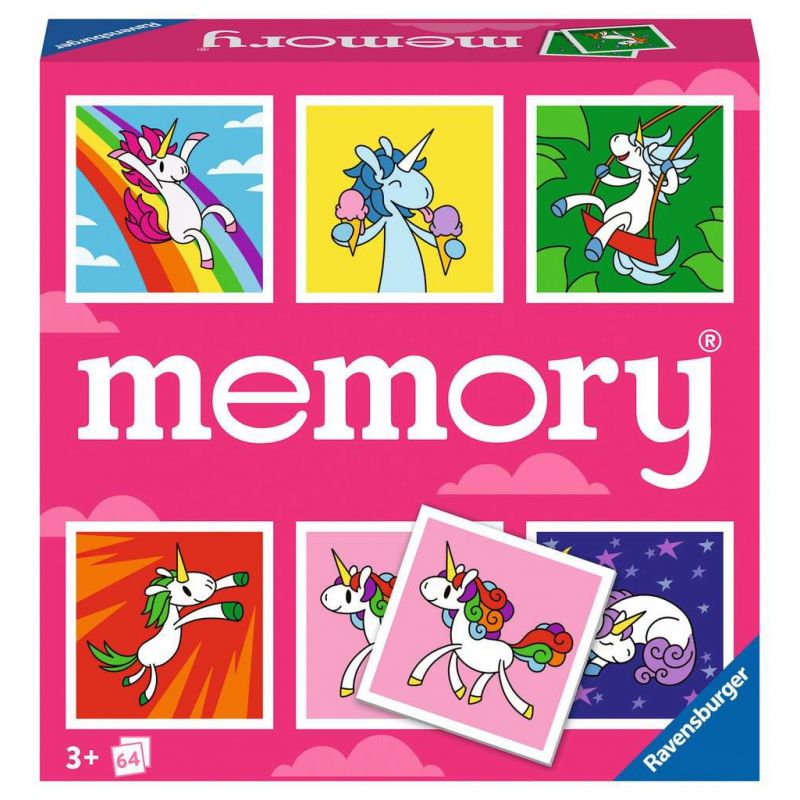 memory® Einhörner - der Spieleklassiker für Einhorn-Fans, Merkspiel für 2-8 Spi