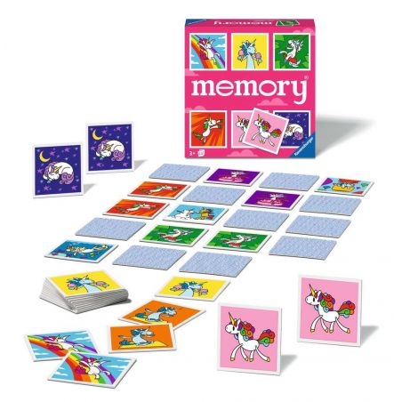 memory® Einhörner - der Spieleklassiker für Einhorn-Fans, Merkspiel für 2-8 Spi