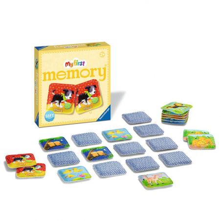 My first memory® Plüsch - Das klassische Gedächtnisspiel mit 24 Stoff-Karten