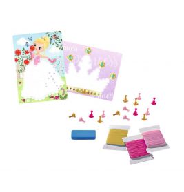 String Art Princess – Kreative Fadenbilder mit romantischer Prinzessin und Krone