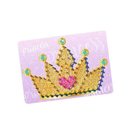 String Art Princess – Kreative Fadenbilder mit romantischer Prinzessin und Krone