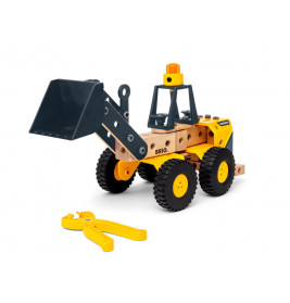BRIO Builder 34598 Volvo Frontlader - Starkes Baufahrzeug mit beweglicher Ladeschaufel
