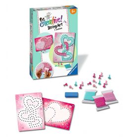 String Art Hearts – Kreative Fadenbilder mit liebevollen Herzen, für Kinder ab 6